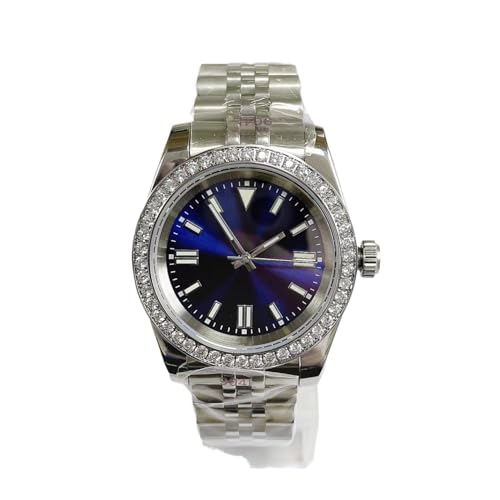 Reflektierende mechanische Armbanduhr Automatik Uhren für Männer japanische NH35 Bewegung Saphirglas 36/39 mm, 39 mm von Generic