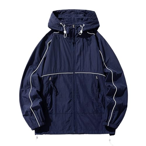 Regen Sportjacke Herren Leichte Regenjacke Herren 3XL Winterjacken Herren GüNstig Walk Jacke Herren Daunenparka Herren Winter Softshelljacke Herren Mit Kapuze Skianzug Erwachsene Regenjacke Herren von Generic