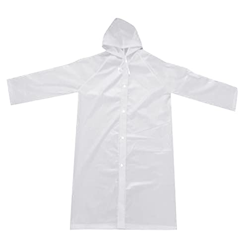 Regenjacke Damen Herren Wasserdicht Grosse Groessen Wiederverwendbare Regenmantel Leichte Raincoat Dünne Transparent Regencape Festival Rain Coat Regen Poncho Regenschutz Faltbar Regenponcho von Generic