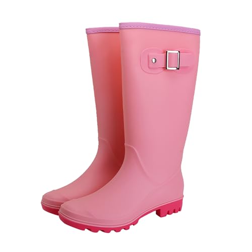 Regenschuhe Damen Herren Regenstiefel Regenschuhe Kurz Angelstiefel Barfuß Gartenstiefel Stiefel Schlupfstiefel Gummistiefeletten Bequeme Robust Elastische Reitschuhe von Generic