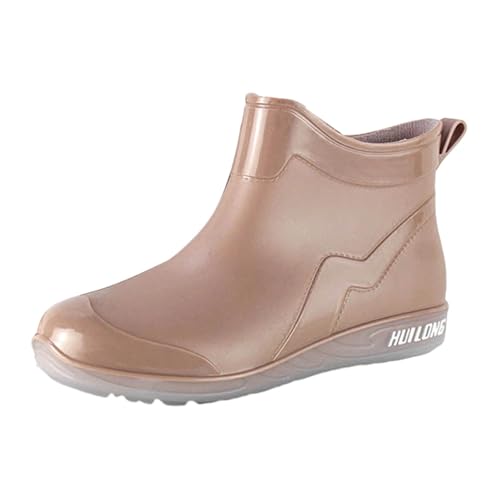 Regenschuhe Damen Herren Wasserdicht Regenstiefel Outdoor Wasserdicht Ankle Wellies Stiefeletten Schlupfstiefel Gummistiefeletten rutschfeste Stiefeletten Regenschuhe Damen Herren Wasserdicht Regenstiefel Outdoor Wasserdicht Ankle Wellies Stiefeletten Schlupfstiefel Gummistiefeletten rutschfeste Stiefeletten von Generic