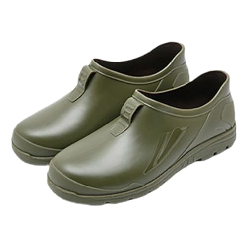 Regenschuhe Damen Herren Weitschaft Extra Weit Gummischuhe Wasserdicht Ankle Wellies Stiefeletten Gartenstiefel Sommer Regenstiefel Unisex Angelstiefel Bequem Damenschuhe von Generic