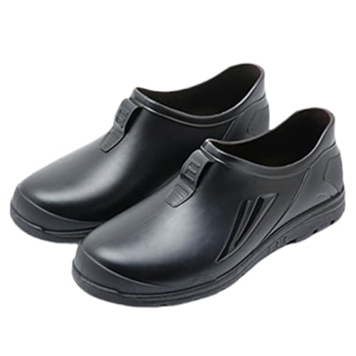 Regenschuhe Damen Herren Weitschaft Extra Weit Gummischuhe Wasserdicht Ankle Wellies Stiefeletten Gartenstiefel Sommer Regenstiefel Unisex Angelstiefel Bequem Damenschuhe von Generic