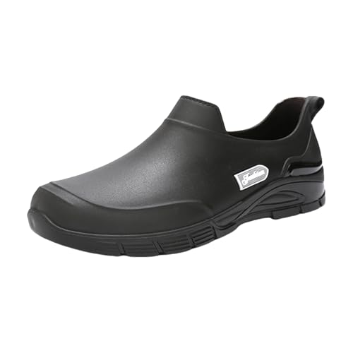 Regenschuhe Damen wasserdichte Regenstiefel – Langschaft Wasserdicht Ankle Wellies Stiefeletten Rain Boots Bequem Atmungsaktiv Gartenschuhe Bequem Arbeitsstiefel Robust wasserdichte Boots von Generic