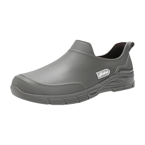 Regenschuhe Damen wasserdichte Regenstiefel – Langschaft Wasserdicht Ankle Wellies Stiefeletten Rain Boots Bequem Atmungsaktiv Gartenschuhe Bequem Arbeitsstiefel Robust wasserdichte Boots von Generic