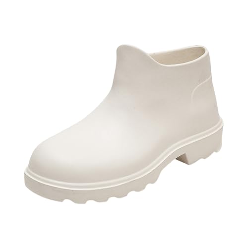 Regenschuhe Danmen Kurz wasserdichte Stiefel Atmungsaktiv Kurzschaft Boots Gummistiefeletten Leicht Erwachsene Barfuß Reitstiefeletten Alle Jahreszeiten von Generic