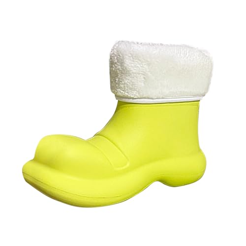 Regenstiefel Unisex Halbhoch Barfuß Gummistiefel Weitschaft Kurzschaft Boots Arbeitsschuhe Halbhoch Stiefel Erwachsene Gemustert Spaziergang Mit Dem Hund von Generic