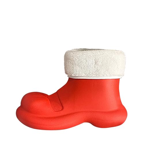 Regenstiefel Unisex Halbhoch Barfuß Gummistiefel Weitschaft Kurzschaft Boots Arbeitsschuhe Halbhoch Stiefel Erwachsene Gemustert Spaziergang Mit Dem Hund von Generic