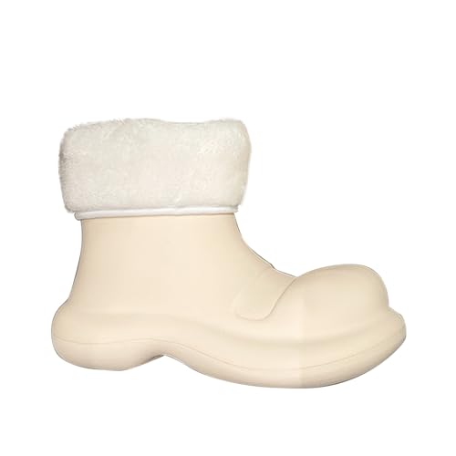 Regenstiefel Unisex Halbhoch Barfuß Gummistiefel Weitschaft Kurzschaft Boots Arbeitsschuhe Halbhoch Stiefel Erwachsene Gemustert Spaziergang Mit Dem Hund von Generic