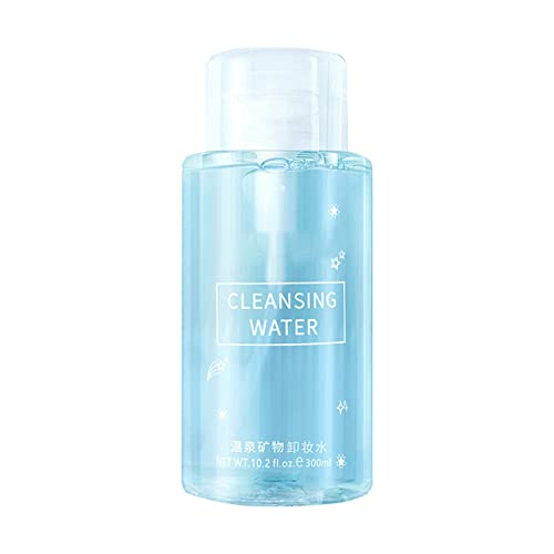 Reinigungswasser Premium Mizellenwasser Make-up-Entferner Öl Lippen- Augen-Make-up-Entferner 300ml Hautpflege für alle Hauttypen (1er Pack) Dbg611 (Light blue, One Size) von Generic