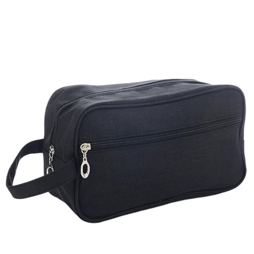 Reise Herren Kosmetiktasche Kulturbeutel Organizer Frauen Lagerung Make-Up Fall Make-Up Handtasche(1 Black) von Generic