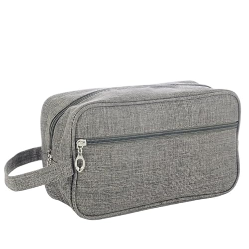 Reise Herren Kosmetiktasche Kulturbeutel Organizer Frauen Lagerung Make-Up Fall Make-Up Handtasche(Gray) von Generic