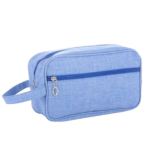Reise Herren Kosmetiktasche Kulturbeutel Organizer Frauen Lagerung Make-Up Fall Make-Up Handtasche(Light Blue) von Generic