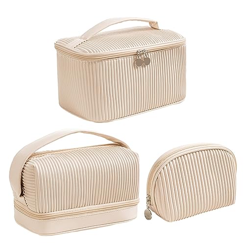 Reise-Kulturbeutel – Make-up-Organizer-Tasche, Damen-Reise-Organizer-Beutel | Hervorragender Wasserdichter Make-up-Koffer-Organizer, Große Reisetasche Für Hautpflege, Shampoo, Toilettenartikel, Frauen von Generic