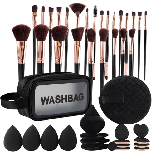 Reise-Make-up-Pinsel-Set – Multifunktionales Make-up-Pinsel-Set – Augenschwämme für Foundation und Concealer Puff für Frauen und Mädchen zu Hause Reise-Make-up-Pinsel-Set – Multifunktionales Make-up-Pinsel-Set – Augenschwämme für Foundation und Concealer Puff für Frauen und Mädchen zu Hause von Generic