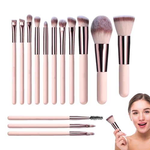 Reise-Make-up-Pinsel-Set – kleines Make-up-Pinsel-Set, 14-teiliges Make-up-Pinsel-Set für Frauen, Make-up-Pinsel-Set, Make-up-Pinsel-Set von Generic