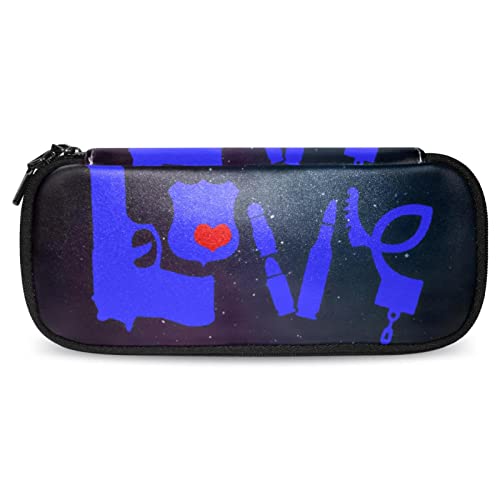 Reise Make up Tasche wasserdichte Kosmetiktasche Kulturbeutel Make up Taschen für Frauen und Mädchen,Lila abstrakte Graffiti Liebe von Generic