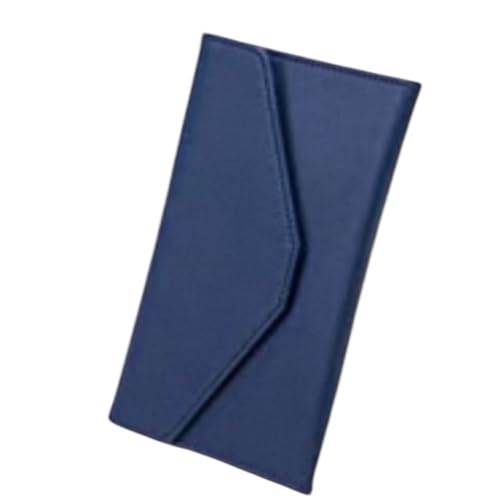 Reise-Organizer-Geldbörse – RFID-blockierende Clutch aus PU-Leder, Blau, Modern von Generic