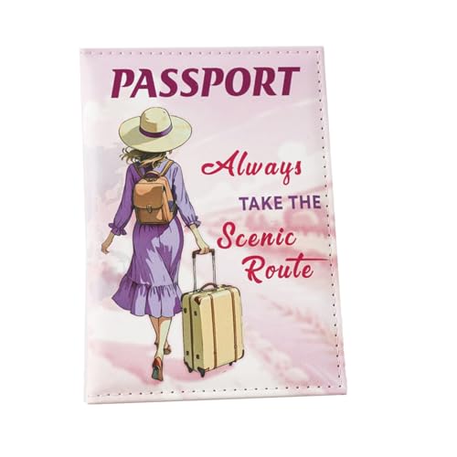 Reise-Pass-Halter | Reisepass Etui Reise,Wasserdicht Zubehör Tasche Für Damen Herren Paare Mit Kreditkartenfach Reise-Pass-Halter | Reisepass Etui Reise,Wasserdicht Zubehör Tasche Für Damen Herren Paare Mit Kreditkartenfach von Generic