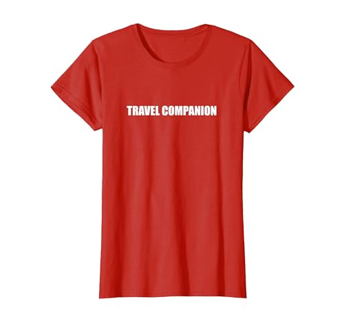 Reisebegleiter T-Shirt, Damen, Rot, 3XL von Generic