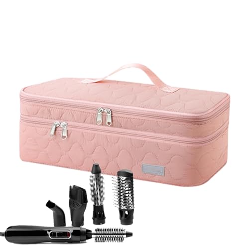 Reiseetui für Haarwerkzeuge | Hitzebeständige Tasche für Haarwerkzeuge | Haartrockner-Organizer, Lockenstabhalter, Reise-Organizer für Styling-Werkzeuge, Werkzeug-Aufbewahrungstasche, reisefreundliche von Generic