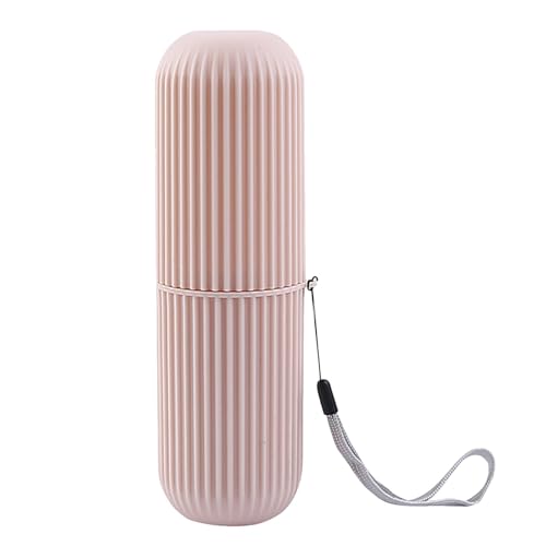 Reiseetui für Zahnbürsten – tragbarer Zahnbürstenhalter, Zahnbürstenaufbewahrungsbox | Kompakte Zahnbürsten-Schutzabdeckung, leichtes Becher-Set für B-Wasserspülung, Pink, Se référer au descriptif Reiseetui für Zahnbürsten – tragbarer Zahnbürstenhalter, Zahnbürstenaufbewahrungsbox | Kompakte Zahnbürsten-Schutzabdeckung, leichtes Becher-Set für B-Wasserspülung, Pink, Se référer au descriptif von Generic