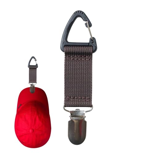 Reisehutklammern - Hutklemme aus Leder für Reise, Schal- und Hutklammern | Multifunktionale Hutklemme aus Entenschnabel, Hutbegleiter im Freien, Pink, Kaffee, Se référer au descriptif, Siehe von Generic