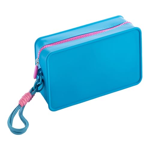 Reisen Kulturbeutel - Lecksichere Silikon kosmetischer Organizer, Multi-Fach Make-up Tasche | Wasserdicht Reißverschluss, kompakte Reise wesentlich, Pinsel Eyeliner Lippenstift Lagerung, freundlich CA von Generic