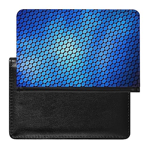 Reisepass Impfpass Schutzhülle Abstrakt Blau Reise Brieftasche Wasserdicht Passport Etui Für Damen Herren von Generic