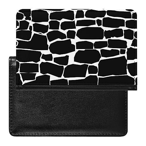 Reisepass Impfpass Schutzhülle Schwarze Wand Reise Brieftasche Wasserdicht Passport Etui Für Damen Herren von Generic