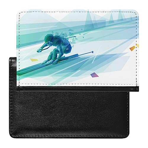 Reisepass Impfpass Schutzhülle Ski Reise Brieftasche Wasserdicht Passport Etui Für Damen Herren von Generic