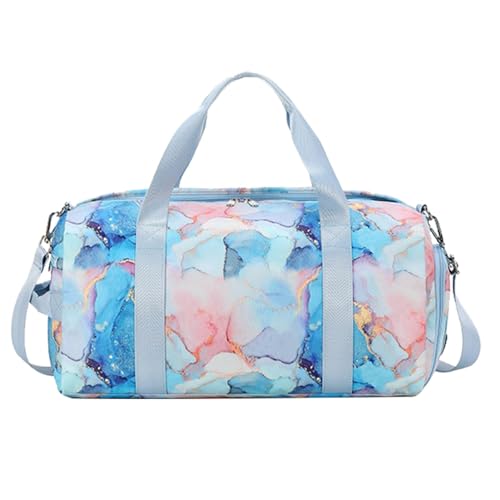 Reisetasche für Damen, Seesack für Reisen,Reise-Fitness-Sporttasche | Wasserdichte Wochenendtasche mit großer Kapazität für Wochenendkrankenhaus für Sport, Reisen, Camping, Wandern, Hellblau2, Reisetasche für Damen, Seesack für Reisen,Reise-Fitness-Sporttasche | Wasserdichte Wochenendtasche mit großer Kapazität für Wochenendkrankenhaus für Sport, Reisen, Camping, Wandern, Hellblau2, von Generic
