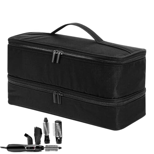 Reisetasche für Haarwerkzeuge, Reisetasche für heiße Werkzeuge – Doppelschichtige Haarreisetaschen | Staubdichter Tragekoffer, Haartrockner, Organizer, Schwarz , Se référer au descriptif, Siehe Reisetasche für Haarwerkzeuge, Reisetasche für heiße Werkzeuge – Doppelschichtige Haarreisetaschen | Staubdichter Tragekoffer, Haartrockner, Organizer, Schwarz , Se référer au descriptif, Siehe von Generic