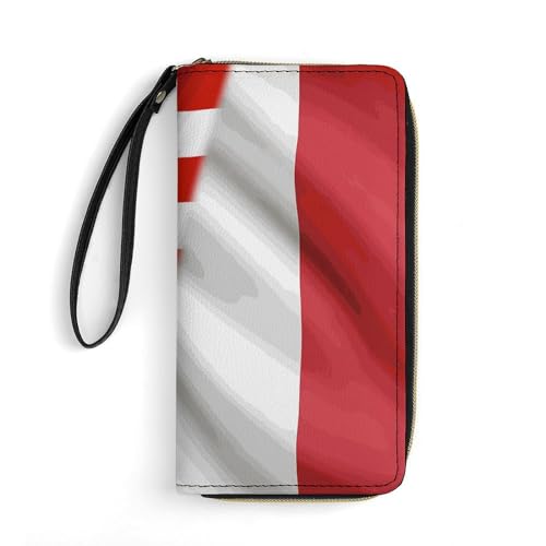 Reißverschluss Geldbörse Amerika Flagge Und Italien Flagge Wallet Printmotiv Geldtasche Kreative Kartenetui Für Tochter, Freundin, Freund von Generic