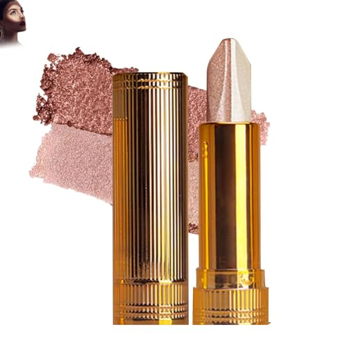 Relaxrich Gradient Three-Color Eyeshadow Stick, Glitter Gradient Eyeshadow Stick, Waterproof Long-Lasting, Shadow For Glitter Makeup One Step Easy To Use Smooth Blendable (6#) von Generic