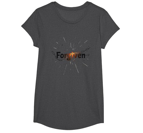 Religiöse inspirierende Grafik für Männer T-Shirt, Girls, Anthrazit Meliert, XS Religiöse inspirierende Grafik für Männer T-Shirt, Girls, Anthrazit Meliert, XS von Generic