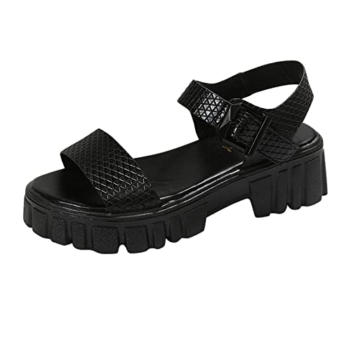 Rennrad Schuhe Damen Damen Sandalen Mode Neues Muster Sommer Dicke Untere Schuhe Schnallenriemen Lässige Bequeme Rutschfeste Schuhe Schuhe Damen Turnschuhe Günstig von Generic