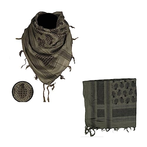 Rewon Gear Winter-Halswärmer, mit Baumwolle gefüttert, militärischer Shemagh-taktischer Kopf-Hals-Wickel-Infinity-Schal arabische Gesichtsmaske verdickt winddicht staubiger Ski-Kreis für Männer Frauen Rewon Gear Winter-Halswärmer, mit Baumwolle gefüttert, militärischer Shemagh-taktischer Kopf-Hals-Wickel-Infinity-Schal arabische Gesichtsmaske verdickt winddicht staubiger Ski-Kreis für Männer Frauen von Generic