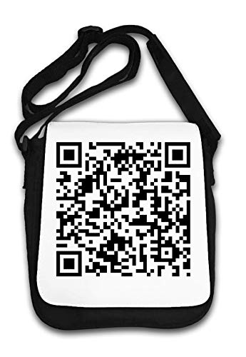 Rick Roll QR Code Funny Meme Graphic Schultertasche von Generic