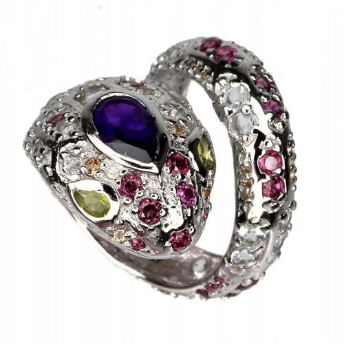 Ring Amethyst Saphire Aquamarin Schlauch r 18, Single Ring Amethyst Saphire Aquamarin Schlauch r 18, Single von Generic