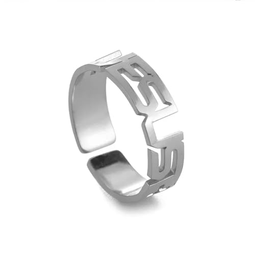 Ring Schmuck Jesus Kreuz Liebe Offener Ring Damen Glaube Christlicher Wächter Mode Party Schmuck von Generic