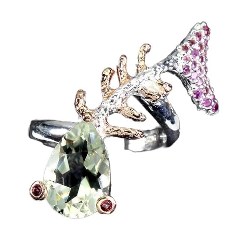 Ring grün Amethyst Granat r 18.5 Fisch, Single Ring grün Amethyst Granat r 18.5 Fisch, Single von Generic