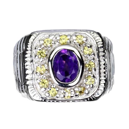 Ring r 16 Silber natur Amethyst Saphir Songea, Single Ring r 16 Silber natur Amethyst Saphir Songea, Single von Generic