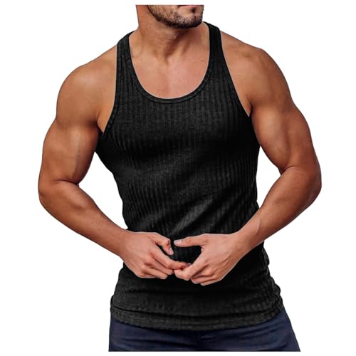 Ripp Unterhemd MäNner Tanktop MäNner WeißEs Unterhemd Unter WeißEm Hemd Herren Unterhemden Mit Langem Arm Cut Off Tank Top Herren Hautfarbene Unterhemden MäNner Muskel Unterhemd Herren Unterhemd von Generic
