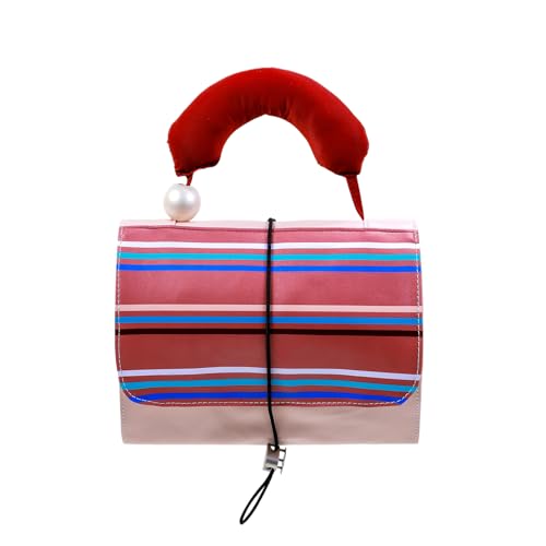 Roll -up -Make -up -Tasche - Cosmetic Make -up Case | 4 in 1 abnehmbare kosmetische Reisetasche | Faltbarer Make -up -Speicher mit Griff | Mesh Rolls ups Toilettenbeutel für Männer, Mädchen und von Generic
