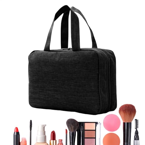 Rollen Sie Make -up -Bürstenbeutel, Faltbare Toilettenbeutel Für Frauen,Hangable Roll-up Make-up Storage Organizer Compact | Geräumige Faltbare Tragbare Aufbewahrungskoffer 4-in-1 Für Schönheitskits von Generic
