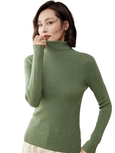 Rollkragenpullover Für Damen, Basic-Pullover, Woll-Bottom-Shirt, Kaschmir-Strickwaren von Generic