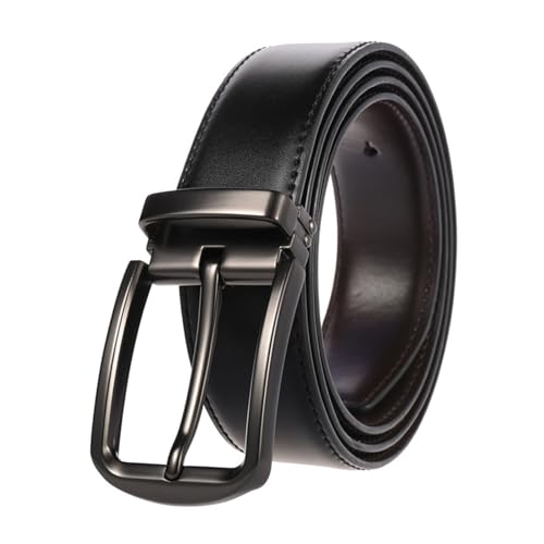 Run Ken Luxus Männer Gürtel H Buchstabe Automatische Schnalle Krokodil Muster Echtes Leder Gürtel Compatible With Männer Kleid Marke Berühmte Gurt ZD2141(90cm,Silver) von Generic