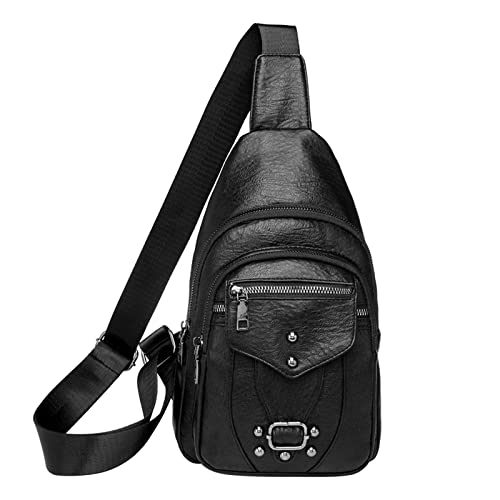 Running Pack Sport Herren und Damen Out of Home,Herren Fashion Casual Brustbeutel Crossbody Bergsteigen Taillenkapazität Männer Multifunktionstasche Gürteltasche für Reisen tragbar täglich von Generic