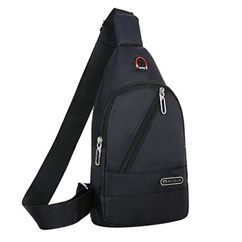 Running Pack Sport Herren und Damen Out of Home,Herren Fashion Casual Brustbeutel Crossbody Casual Kuriertasche eng anliegende Geldbörse Hüfttaschen Brusttasche Nylon Damen Umhängetaschen von Generic